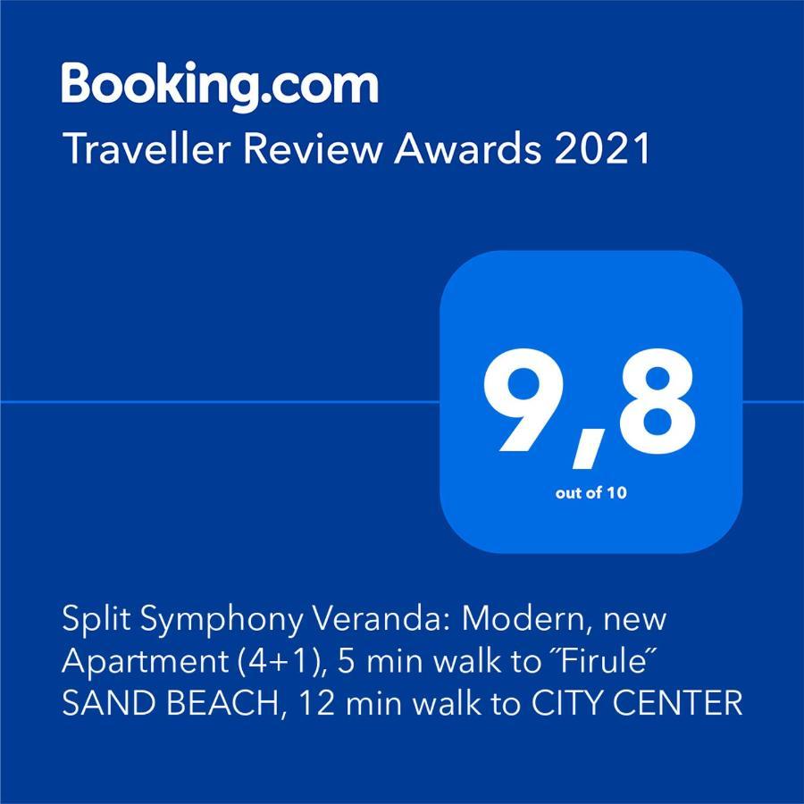 Split Symphony Veranda: Modern, New Apartment Exterior foto